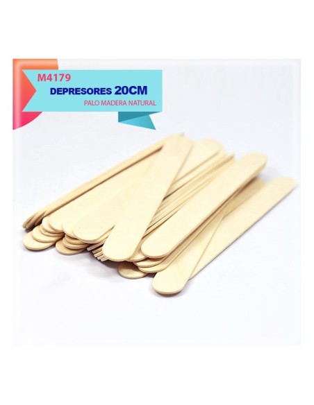 DEPRESORES MAXI 20CM DE MADERA