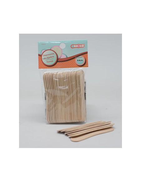 DEPRESORES 9.4CM MADERA FORMA
