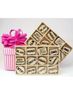 SET VIÑETAS BOCADILLOS 48PCS