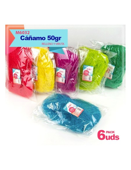 VIRUTAS DE CAÑAMO COLORES 50G
