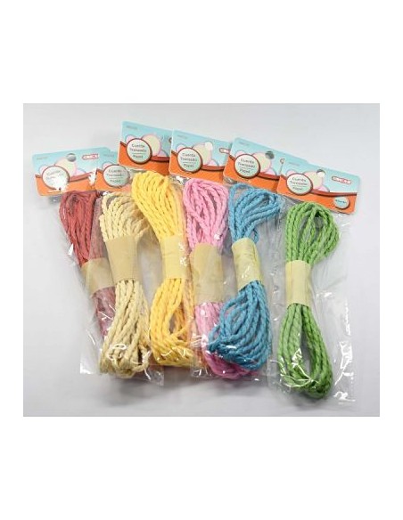 CUERDA TRENZADA DE PAPEL 05X4 M