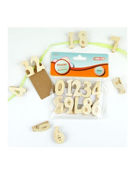 PINZAS NUMERICO 3.5CM