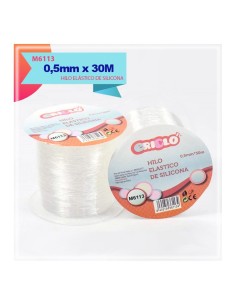 HILO ELÁSTICO DE SILICONA 0.5MM X 30M
