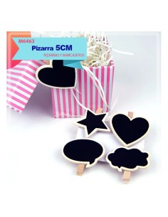 MINI PIZARRAS TROQUELADAS CON PINZA 5CM