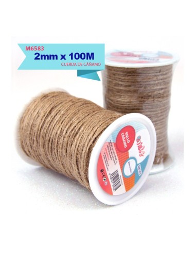 ROLLO CAÑAMO 2MM X 100M