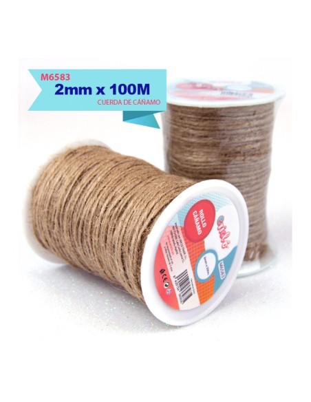 ROLLO CAÑAMO 2MM X 100M
