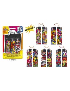 MECHERO 3UND ELECTRONICO POP ART EN