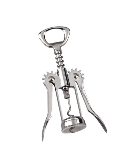 ABRIDOR SACACORCHOS METALICO 2 BRAZOS