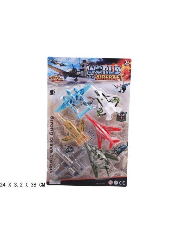 BL.AVIONES 6 UDS 24X38