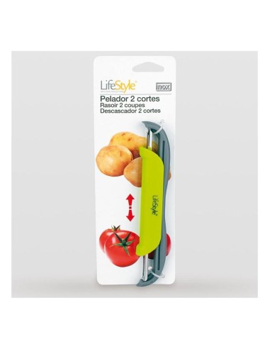 PELADOR VERTICAL DOS CORTES PATATA/TOMATE