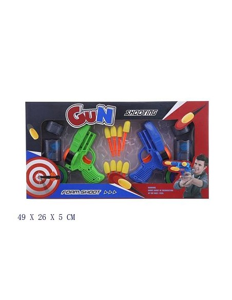 CAJA PISTOLAS LANZADORAS