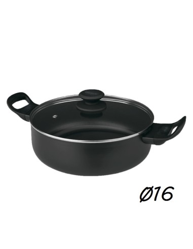 CACEROLA 16CM ALUMINIO INDUCCION LUXE