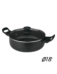 CACEROLA 18CM ALUMINIO INDUCCION LUXE