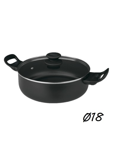 CACEROLA 18CM ALUMINIO INDUCCION LUXE