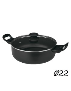 CACEROLA 22CM ALUMINIO INDUCCION LUXE