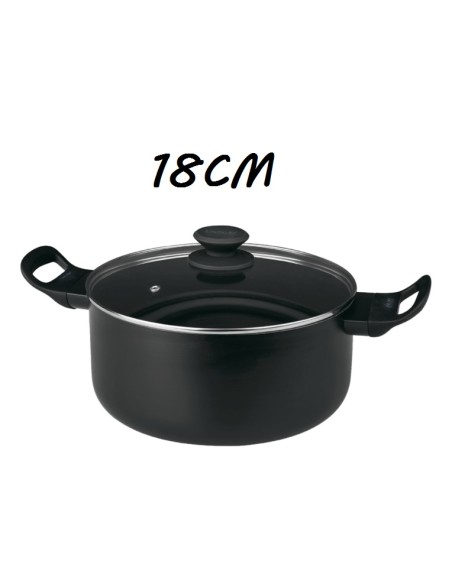 OLLA 18CM ALUMINIO INDUCCION LUXE