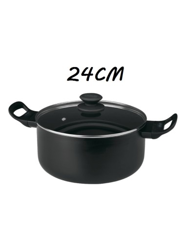 OLLA 24CM ALUMINIO INDUCCION LUXE