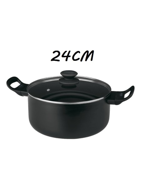 OLLA 24CM ALUMINIO INDUCCION LUXE