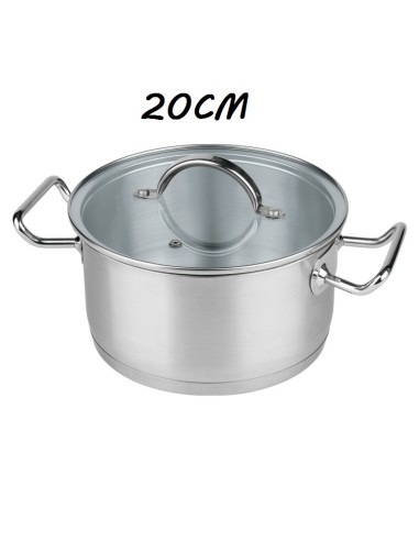 OLLA 20CM INOX C/TAPA MASTER