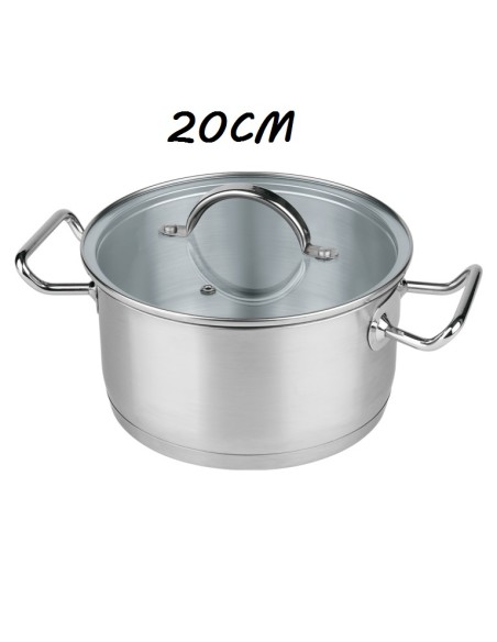 OLLA 20CM INOX C/TAPA MASTER