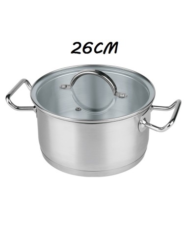 OLLA 26CM INOX C/TAPA MASTER