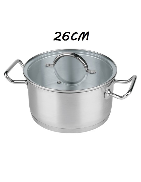 OLLA 26CM INOX C/TAPA MASTER