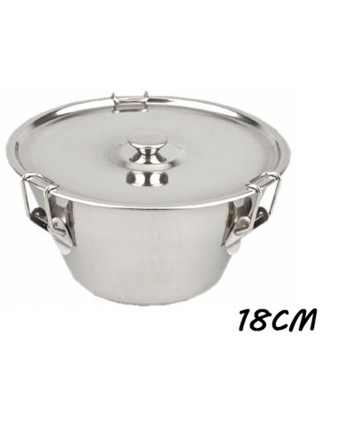 FLANERO 18CM INOX C/TAPA