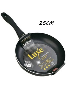 SARTEN 26CM ALUMINIO LUXE MANGO SILICONA