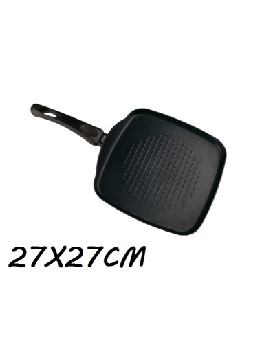 ASADORA 27X27CM ALUMINIO GRILL LUXE