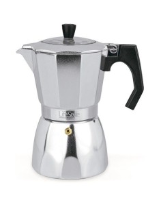 CAFETERA 6 TAZAS  ALUMINIO LA ITALIANA