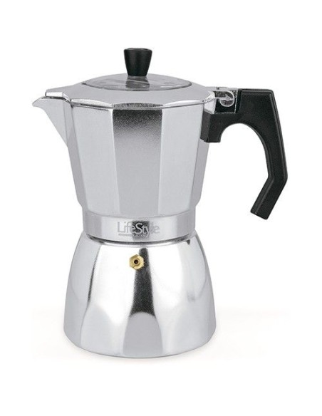 CAFETERA 12 TAZAS  ALUMINIO LA ITALIANA