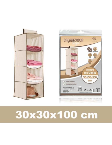 ORGANIZADOR ROPA 30X30X100