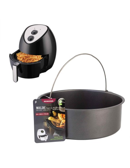 MOLDE HORNO AIR FRYER 24×22.5×7.5CM