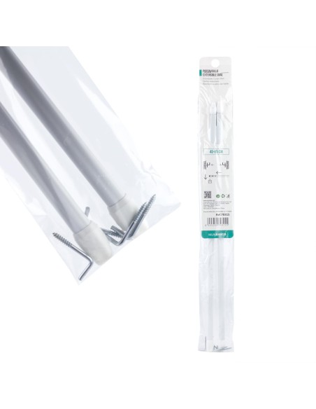 PORTAVISILLO EXTENSIBLE OVAL (40-65 CM) BLANCO