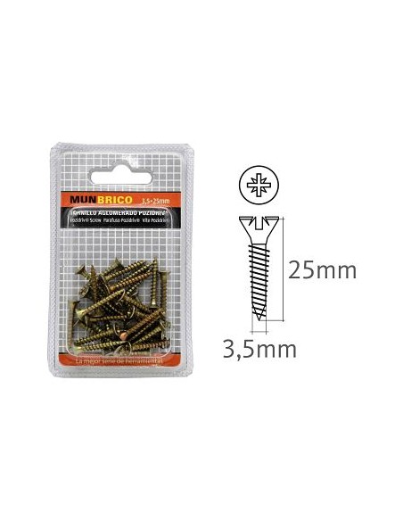 TORNILLO 3X25MM AGLOMERADOS