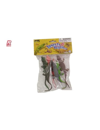 ANIMAL BOLSA 6 COCODRILOS PQ *