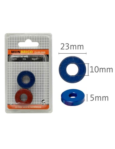 IMANES DE ARO 23X10X5MM