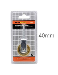 POLEA 40MM METALICA TUERCA