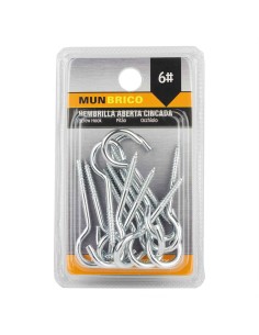 HEMBRILLA #6 ABIERTA ZINCADA