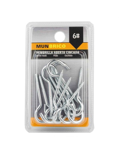 HEMBRILLA #6 ABIERTA ZINCADA