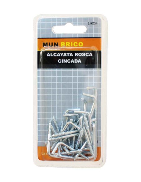 ALCAYATA 2.9X34MM ROSCA CINCADA