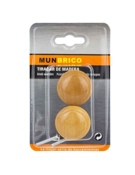 TIRADOR POMO MADERA PQUE.