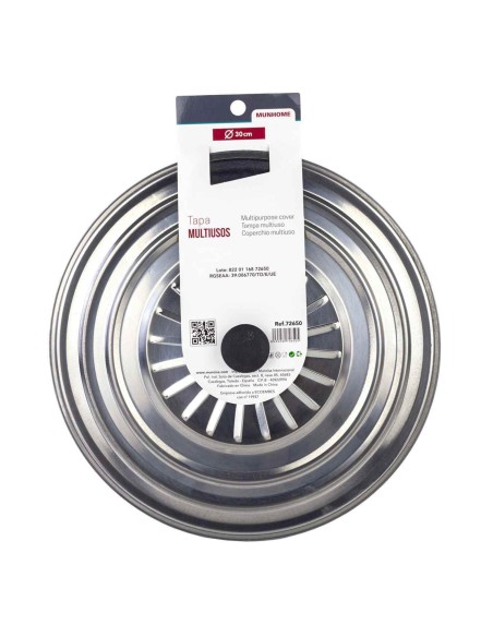 TAPA SARTEN INOX. 30CM