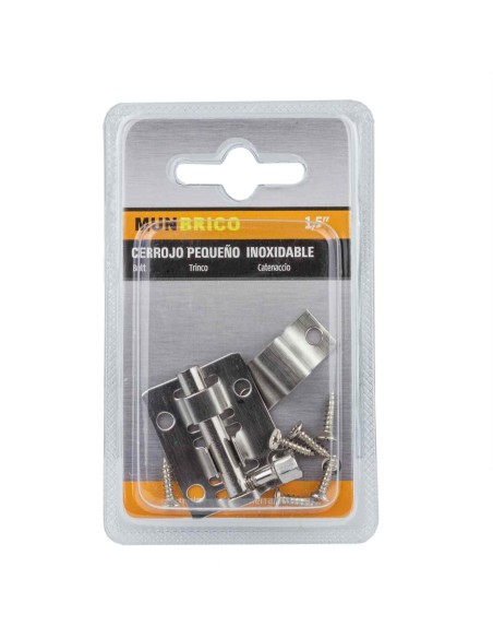 CERROJO PEQ. 1.5PULG INOXIDABLE
