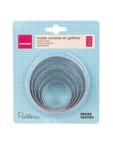 MOLDE CORTANTE GALLETAS RED.3.9 A8.2CM