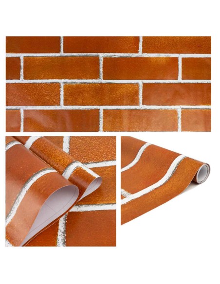 ROLLO DECORACIÓN 45X200CM PIEDRA