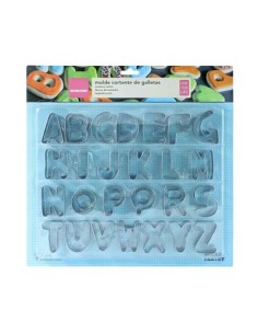 MOLDE 26UND 3.5X5CM CORTANTES ALFABETO