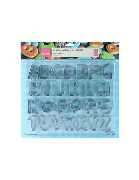 MOLDE 26UND 3.5X5CM CORTANTES ALFABETO