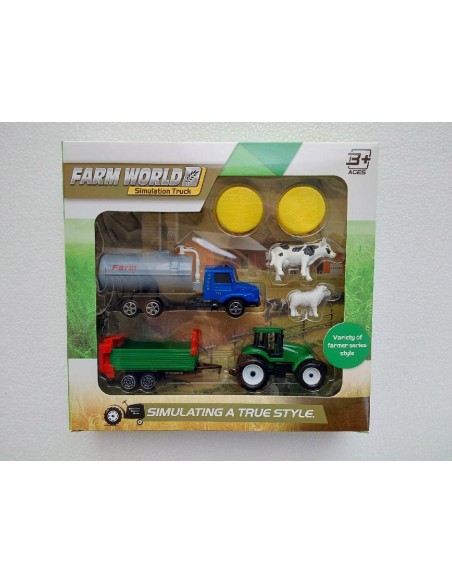 CAJA SET GRANJA (23X22CM) *