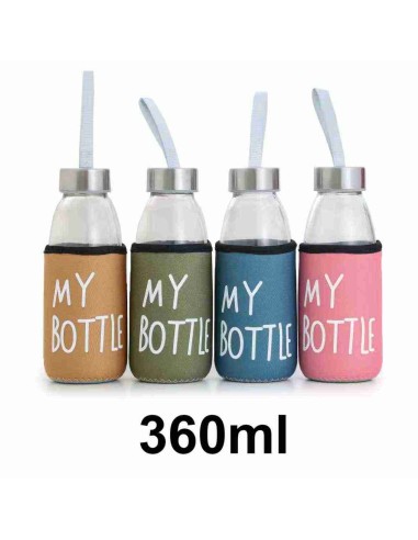 BOTELLA 0.36L AGUA C/FUNDA